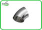 Safety Sanitary Butt Weld Fittings 45 90 180 Degree Pipe Elbow Fittings ASME BPE Standard