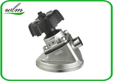 Tank Bottom Sanitary Diaphragm Valve With Butt Weld Connection , Intelligently Designed