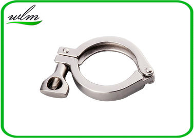 Hygienic Heavy Duty Pipe Clamps DIN ISO 3A SMS Standard With Highly Sealing