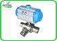 6 Inch 1 Inch 3 Way Ball Valve Stainless Steel 316L 304