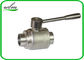 High Sealing Sanitary Butt Weld Ball Valves With Bright Annealing Surface Treatment