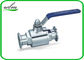 Durable Clamp Sanitary Ball Valves For Hygienic Industry Pipe System