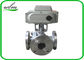 Light Weight Sanitary Ball Valves Aluminum Pneumatic Actuator , Flanged Connection End