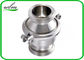Sanitary SS Check Valve , High Temperature Check Valve With Male Thread End