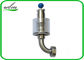 Adjustable Automatic Pressure Relief Valve / Sanitary Union Exhaust Pressure Valve