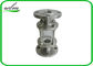 Full Bore Sanitary Sight Glass Flange Type , 304 / 316L Stainless Sight Glass