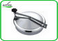 Normal Pressure Stainless Steel Manhole Cover , Tank Round Manhole Cover