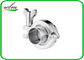 Stainless Steel Sanitary Tri Clamp Fittings Short Type For Food Industries