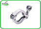 Sanitary Hygienic Double Bolt Pipe Clamps Tri Clamp Sanitary Fittings Mirror Polishing