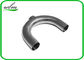 Safety Sanitary Butt Weld Fittings 45 90 180 Degree Pipe Elbow Fittings ASME BPE Standard