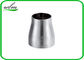 Stain Finishing Eccentric Reducer Pipe Fitting For SS Sanitary Pipe Fittings